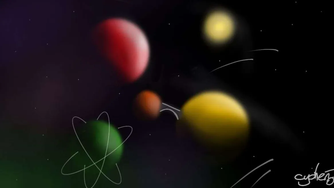 Space drawing large 1